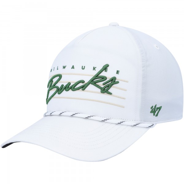 Бейсболка Milwaukee Bucks 47 White Downburst Hitch