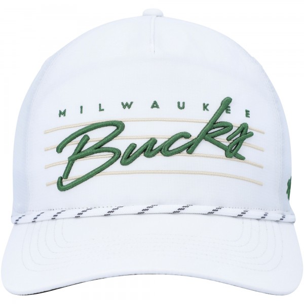 Бейсболка Milwaukee Bucks 47 White Downburst Hitch