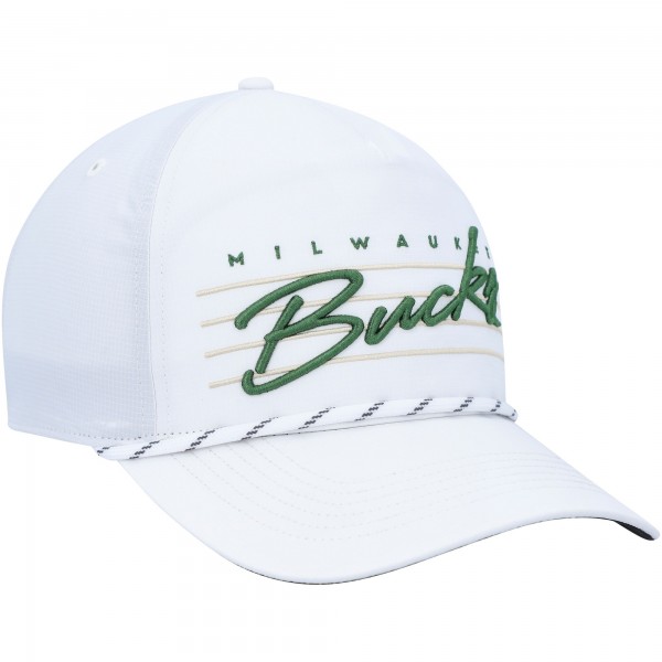 Бейсболка Milwaukee Bucks 47 White Downburst Hitch