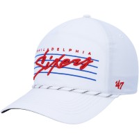 Бейсболка Philadelphia 76ers 47 Downburst Hitch - White