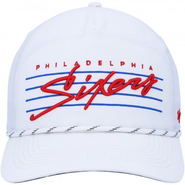 Бейсболка Philadelphia 76ers 47 Downburst Hitch - White