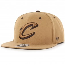 Cleveland Cavaliers 47 Toffee Captain Snapback Hat - Tan