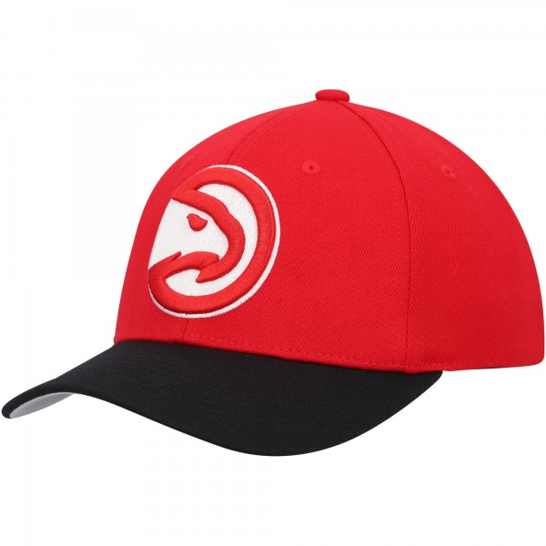 Бейсболка Atlanta Hawks Mitchell & Ness MVP Team Two-Tone 2.0 - Red/Black