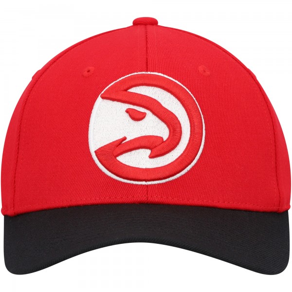 Бейсболка Atlanta Hawks Mitchell & Ness MVP Team Two-Tone 2.0 - Red/Black