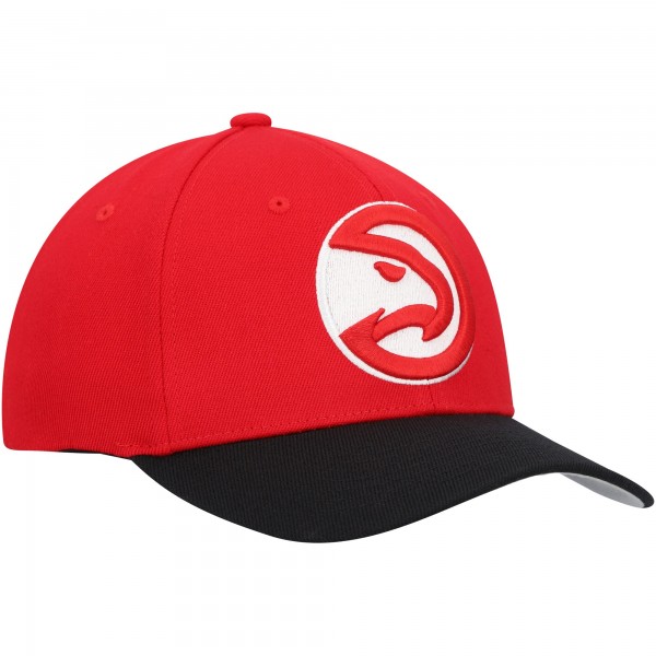 Бейсболка Atlanta Hawks Mitchell & Ness MVP Team Two-Tone 2.0 - Red/Black