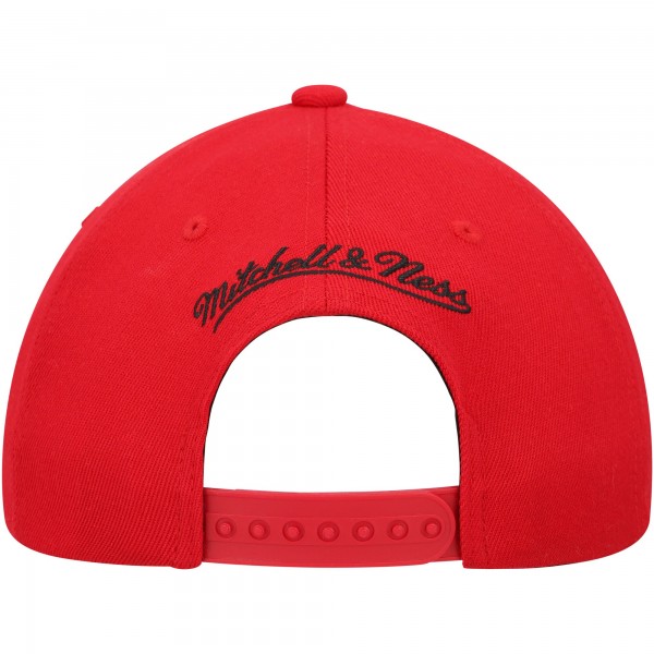 Бейсболка Atlanta Hawks Mitchell & Ness MVP Team Two-Tone 2.0 - Red/Black