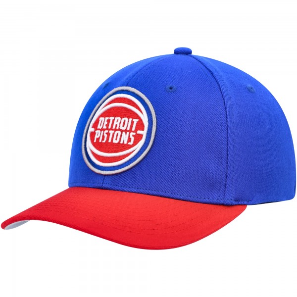 Бейсболка Detroit Pistons Mitchell & Ness MVP Team Two-Tone 2.0 - Blue/Red