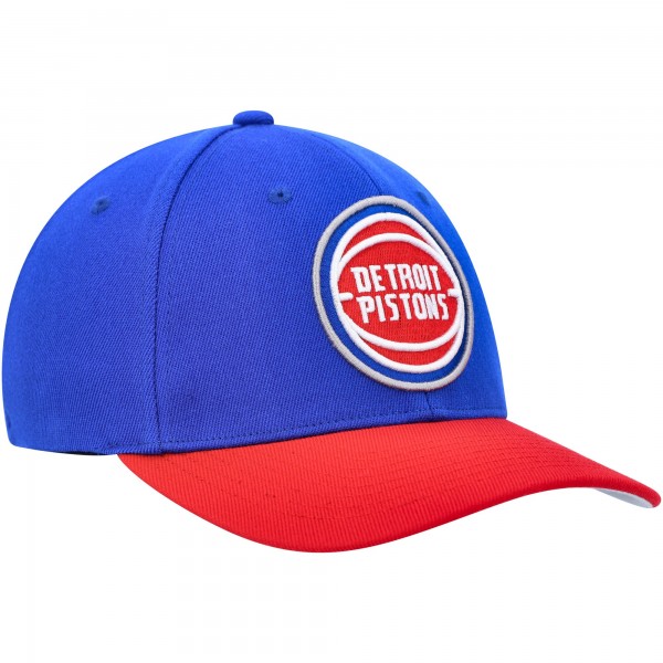 Бейсболка Detroit Pistons Mitchell & Ness MVP Team Two-Tone 2.0 - Blue/Red