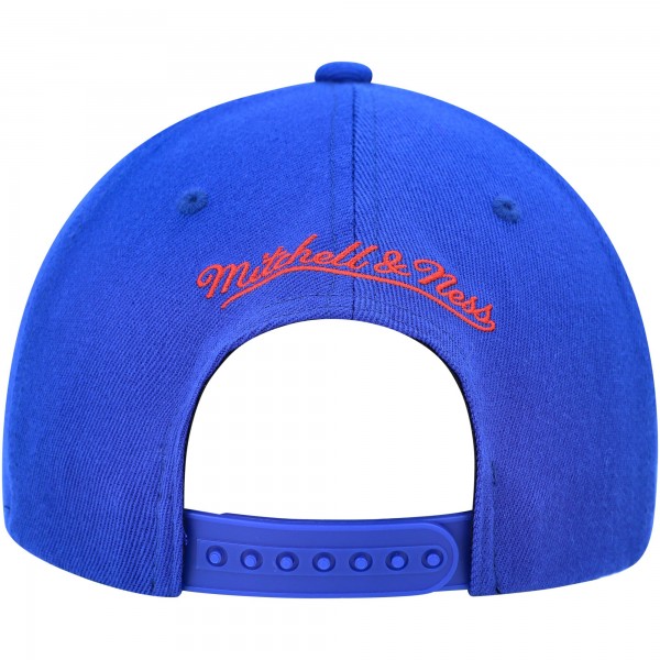 Бейсболка Detroit Pistons Mitchell & Ness MVP Team Two-Tone 2.0 - Blue/Red
