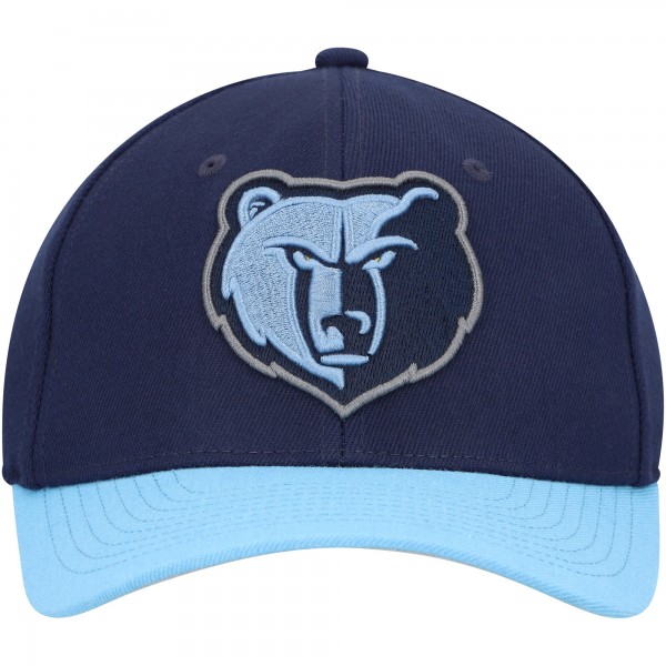 Бейсболка Memphis Grizzlies Mitchell & Ness MVP Team Two-Tone 2.0 - Navy/Light Blue