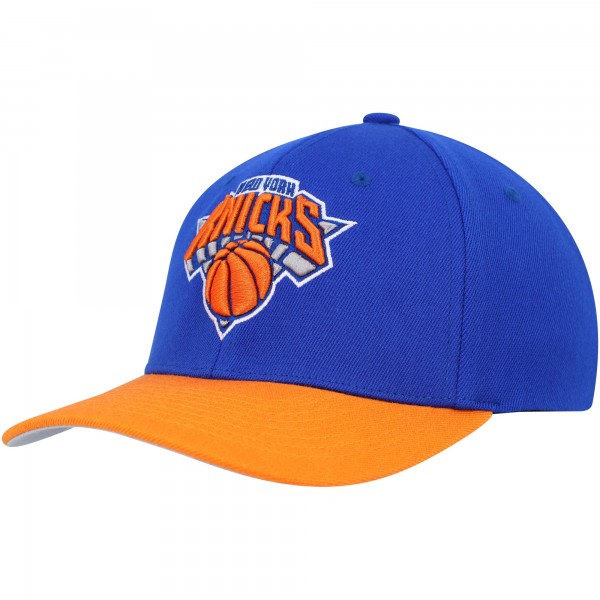 Бейсболка New York Knicks Mitchell & Ness MVP Team Two-Tone 2.0 - Blue/Orange