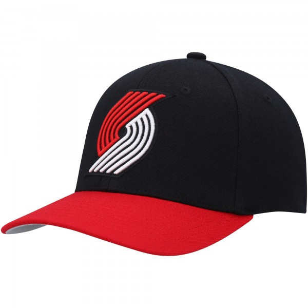 Бейсболка Portland Trail Blazers Mitchell & Ness MVP Team Two-Tone 2.0 - Black/Red