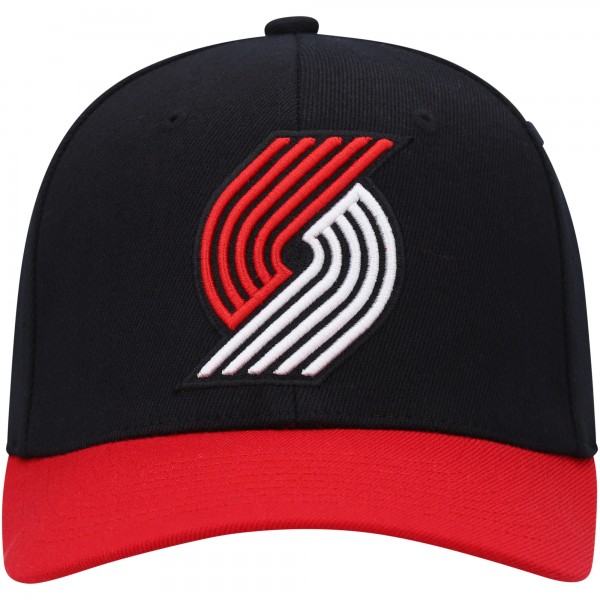 Бейсболка Portland Trail Blazers Mitchell & Ness MVP Team Two-Tone 2.0 - Black/Red