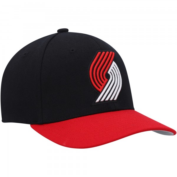 Бейсболка Portland Trail Blazers Mitchell & Ness MVP Team Two-Tone 2.0 - Black/Red