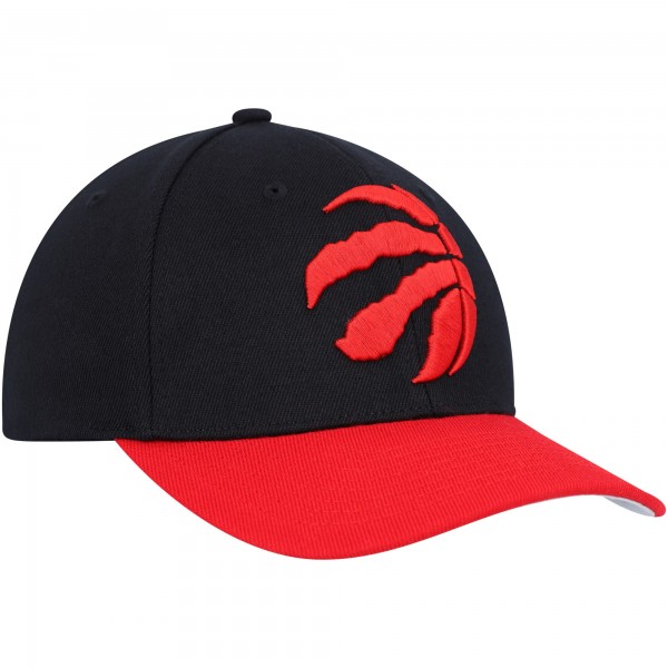 Бейсболка Toronto Raptors Mitchell & Ness MVP Team Two-Tone 2.0 - Black/Red