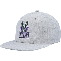 Бейсболка Milwaukee Bucks Mitchell & Ness Hardwood Classics 2.0 - Heather Gray