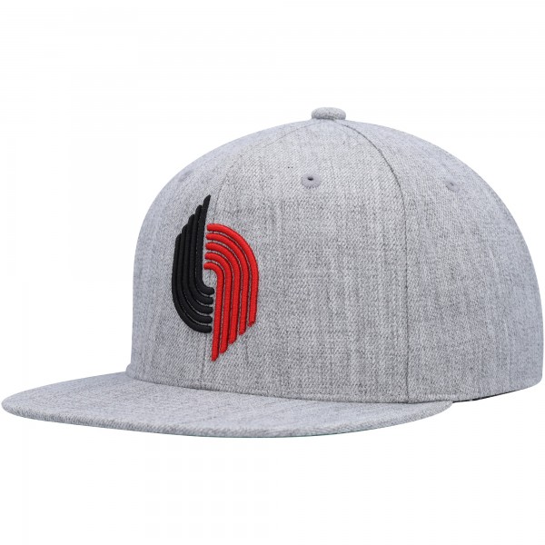 Бейсболка Portland Trail Blazers Mitchell & Ness Hardwood Classics 2.0 - Heather Gray