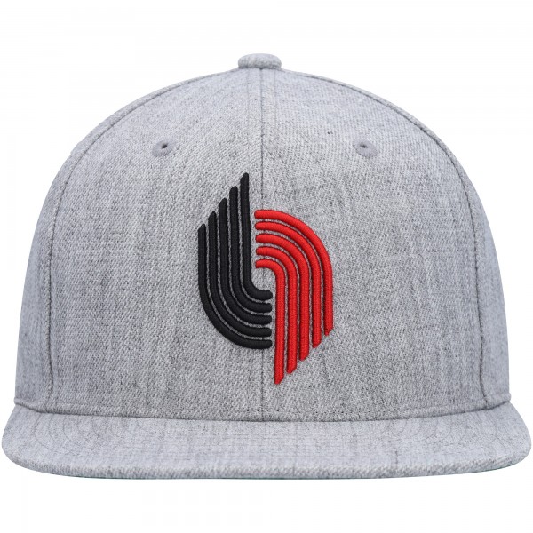 Бейсболка Portland Trail Blazers Mitchell & Ness Hardwood Classics 2.0 - Heather Gray