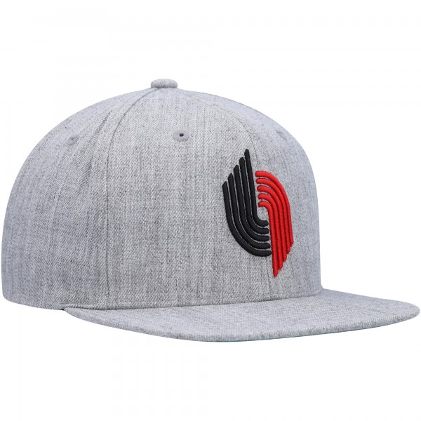 Бейсболка Portland Trail Blazers Mitchell & Ness Hardwood Classics 2.0 - Heather Gray
