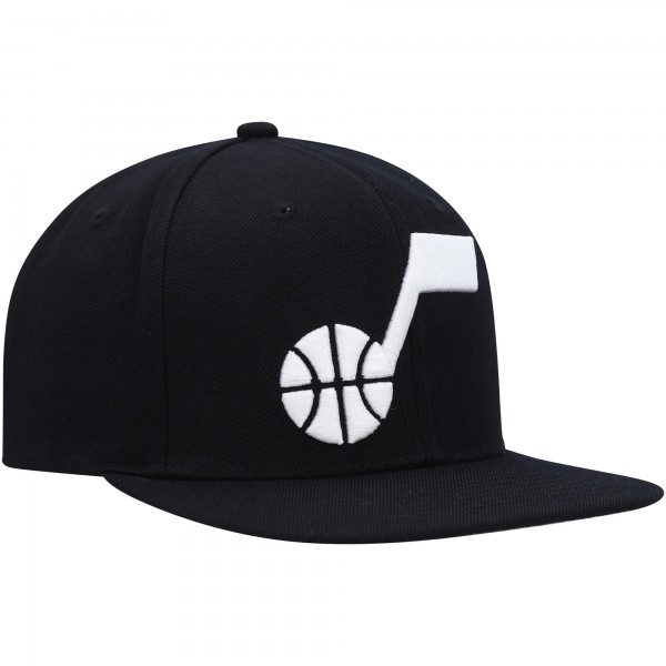 Бейсболка Utah Jazz Mitchell & Ness Ground 2.0 - Black