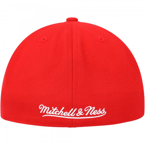Бейсболка Atlanta Hawks Mitchell & Ness Hardwood Classics MVP Team Ground 2.0 - Red