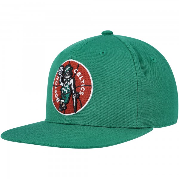Бейсболка Boston Celtics Mitchell & Ness Hardwood Classics MVP Team Ground 2.0 - Kelly Green