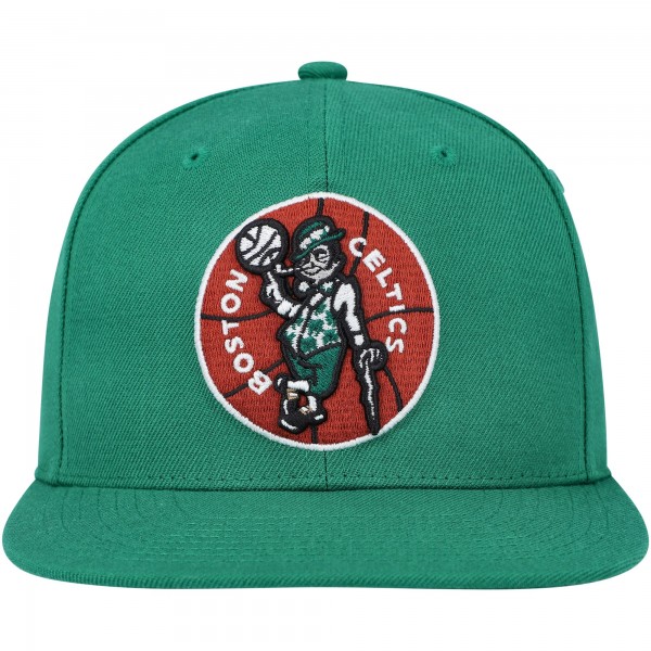 Бейсболка Boston Celtics Mitchell & Ness Hardwood Classics MVP Team Ground 2.0 - Kelly Green