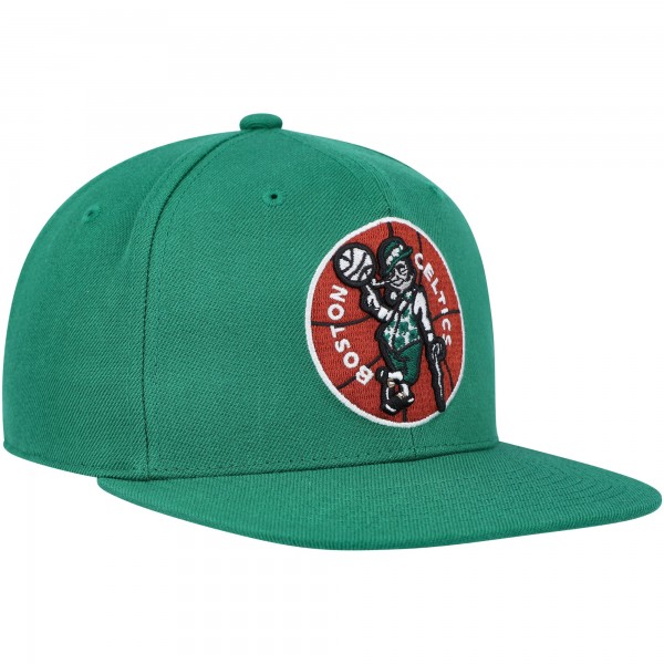Бейсболка Boston Celtics Mitchell & Ness Hardwood Classics MVP Team Ground 2.0 - Kelly Green