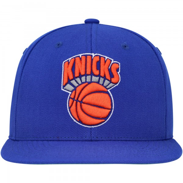 Бейсболка New York Knicks Mitchell & Ness Hardwood Classics MVP Team Ground 2.0 - Blue