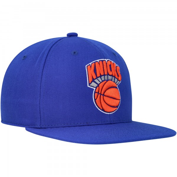 Бейсболка New York Knicks Mitchell & Ness Hardwood Classics MVP Team Ground 2.0 - Blue
