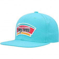 Бейсболка San Antonio Spurs Mitchell & Ness Hardwood Classics MVP Team Ground 2.0 - Teal