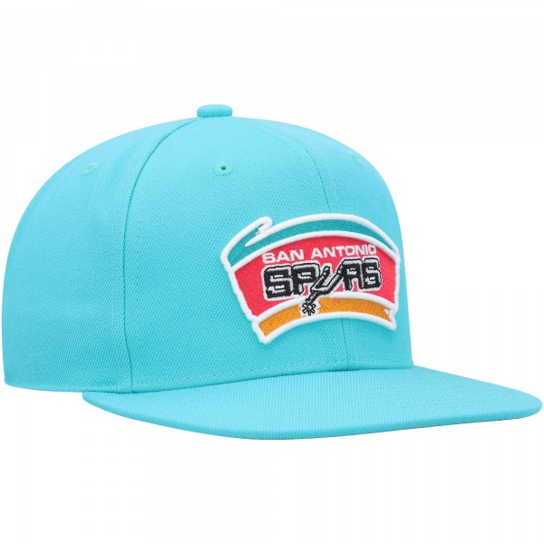 Бейсболка San Antonio Spurs Mitchell & Ness Hardwood Classics MVP Team Ground 2.0 - Teal