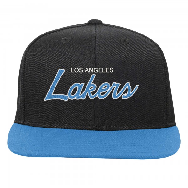 Бейсболка Los Angeles Lakers Mitchell & Ness Youth Team Script - Black