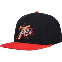 Бейсболка Philadelphia 76ers Mitchell & Ness Youth Two-Tone - Black/Red