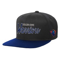 Бейсболка Golden State Warriors Mitchell & Ness Youth Team Script - Black