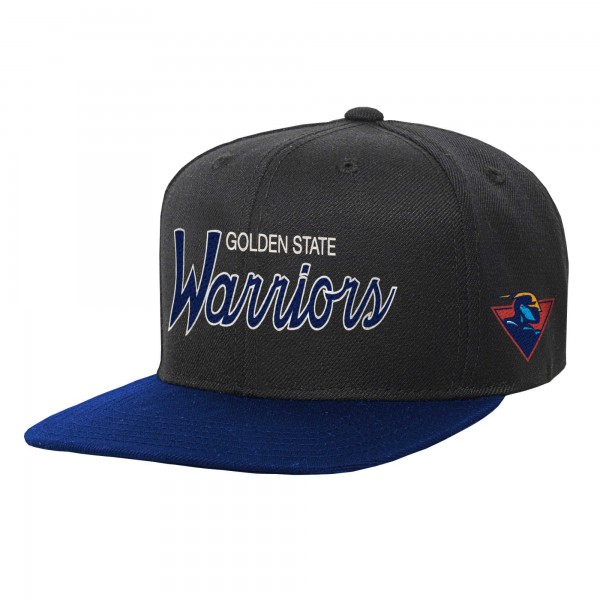 Бейсболка Golden State Warriors Mitchell & Ness Youth Team Script - Black
