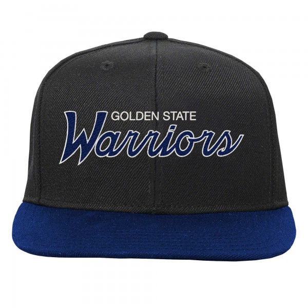 Бейсболка Golden State Warriors Mitchell & Ness Youth Team Script - Black