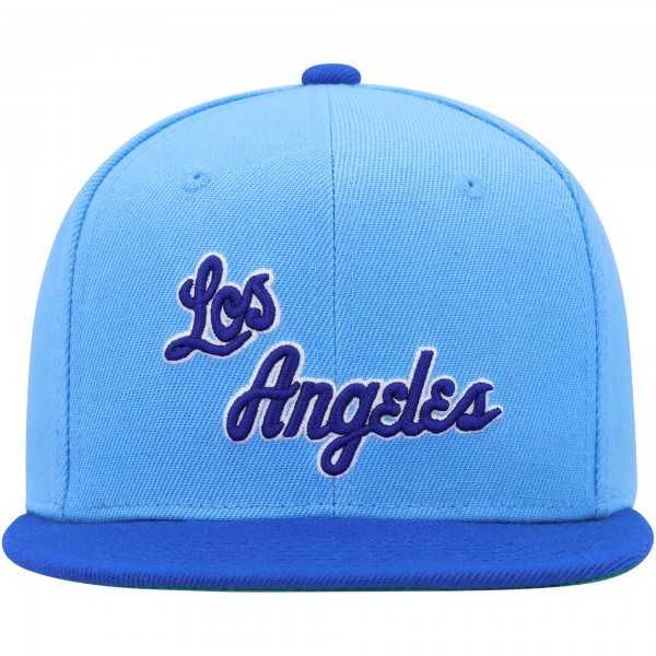 Бейсболка Los Angeles Lakers Mitchell & Ness Youth Two-Tone - Powder Blue/Royal