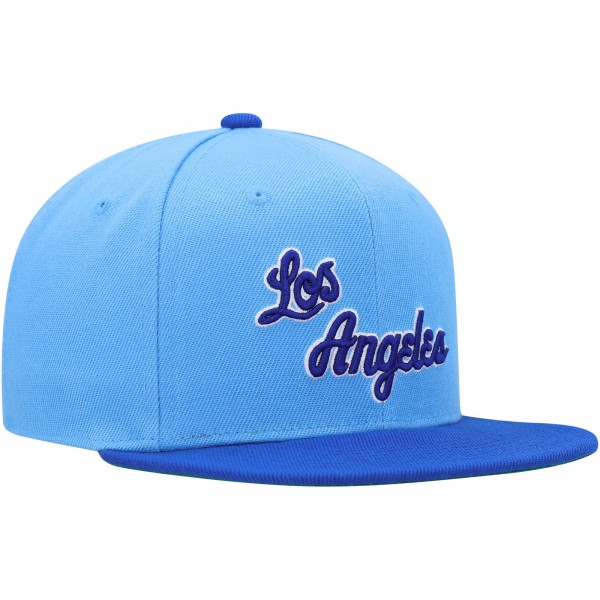 Бейсболка Los Angeles Lakers Mitchell & Ness Youth Two-Tone - Powder Blue/Royal