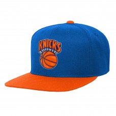 Бейсболка New York Knicks Mitchell & Ness Youth Two-Tone - Blue/Orange