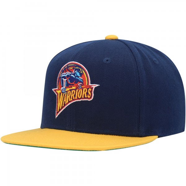 Бейсболка Golden State Warriors Mitchell & Ness Youth Two-Tone - Navy/Gold