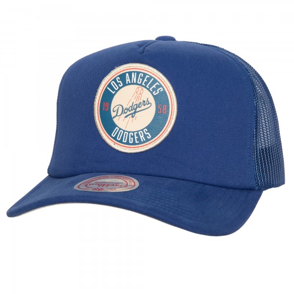 Бейсболка Los Angeles Dodgers Mitchell & Ness Cooperstown Collection Circle Change Trucker - Royal