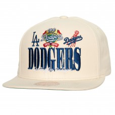 Бейсболка Los Angeles Dodgers Mitchell & Ness Reframe Retro - Cream