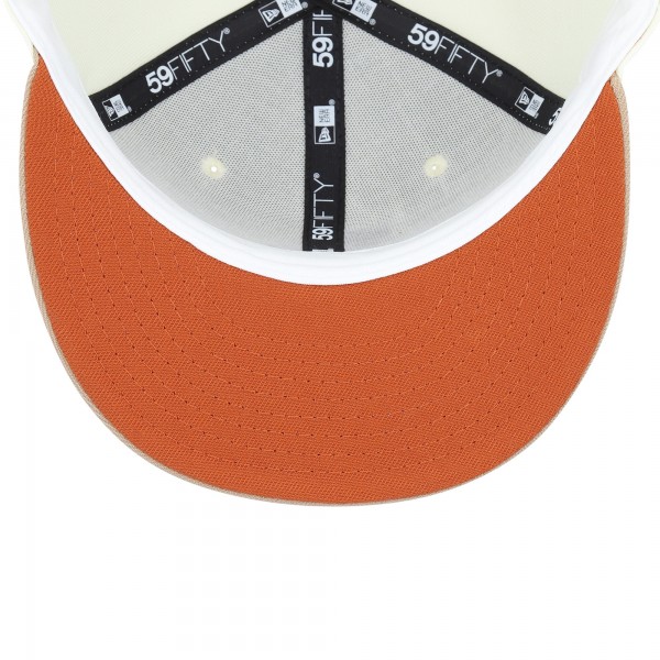 Бейсболка Los Angeles Dodgers New Era Chrome Camel Rust Undervisor 59FIFTY - Cream