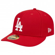 Бейсболка Los Angeles Dodgers New Era Low Profile 59FIFTY - Scarlet