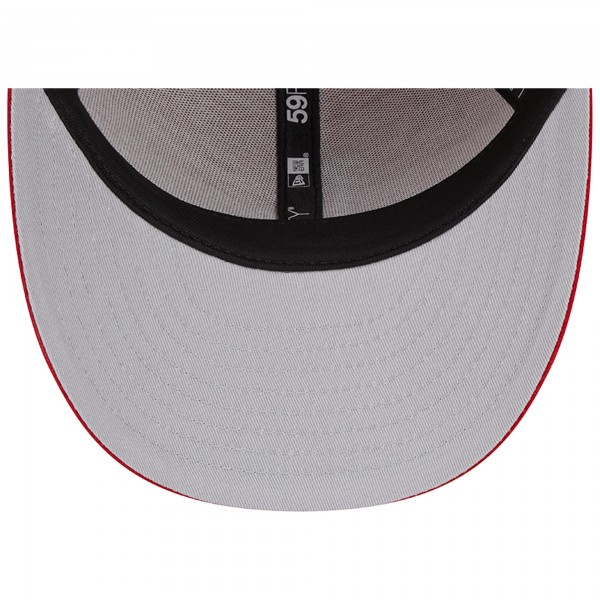 Бейсболка Los Angeles Dodgers New Era Low Profile 59FIFTY - Scarlet