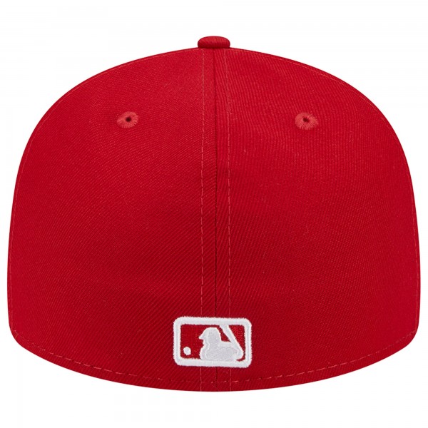 Бейсболка New York Yankees New Era Low Profile 59FIFTY - Scarlet