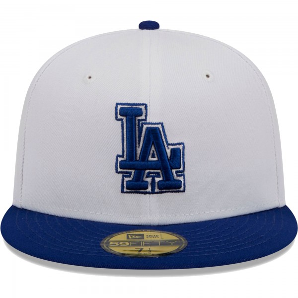 Бейсболка Los Angeles Dodgers New Era Optic 59FIFTY - White/Royal