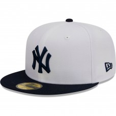 Бейсболка New York Yankees New Era Optic 59FIFTY - White/Navy