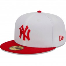 Бейсболка New York Yankees New Era Optic 59FIFTY - White/Red